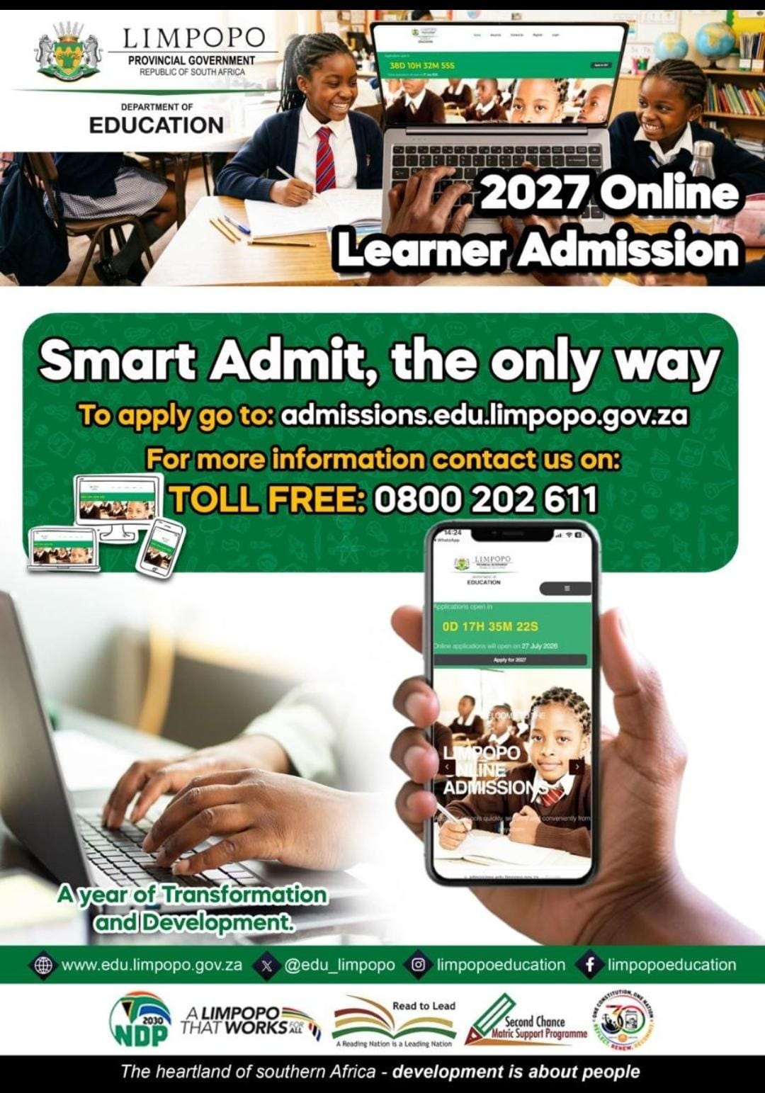 2027 online Admission Toll free